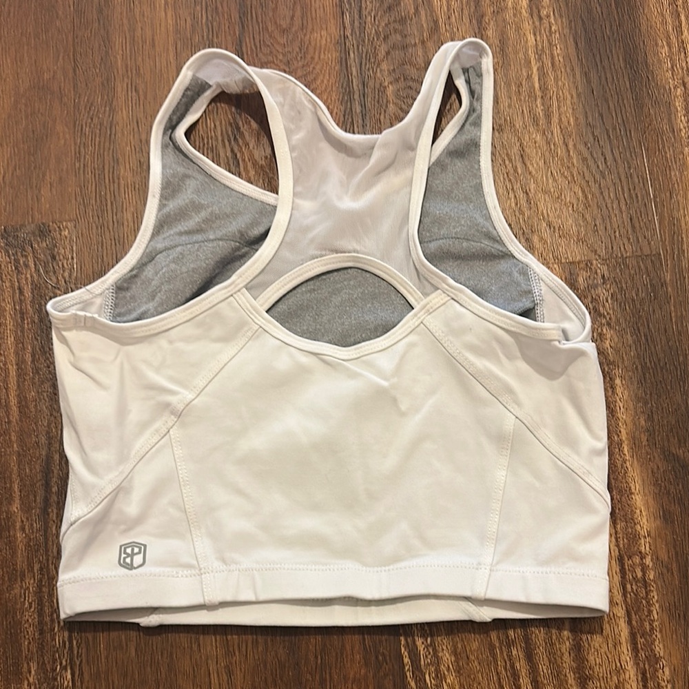 Born primitive White Racerback crop - Picture 2 of 3